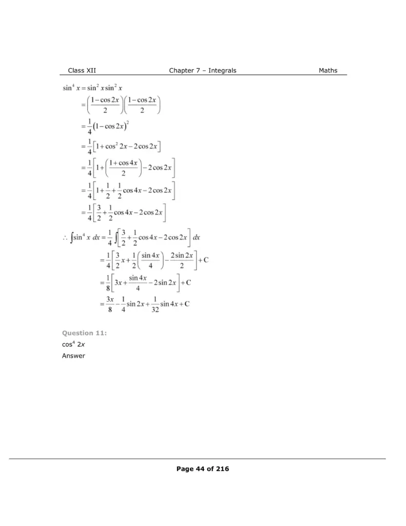NCERT Class 12 Maths Chapter 7 Exercise 7.3 Solutions Image 7