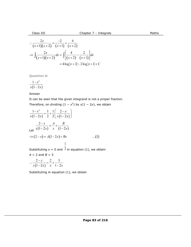 NCERT Class 12 Maths Chapter 7 Exercise 7.5 Solutions Image 4