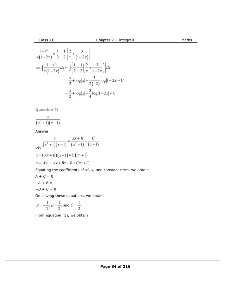 NCERT Class 12 Maths Chapter 7 Exercise 7.5 Solutions Image 5