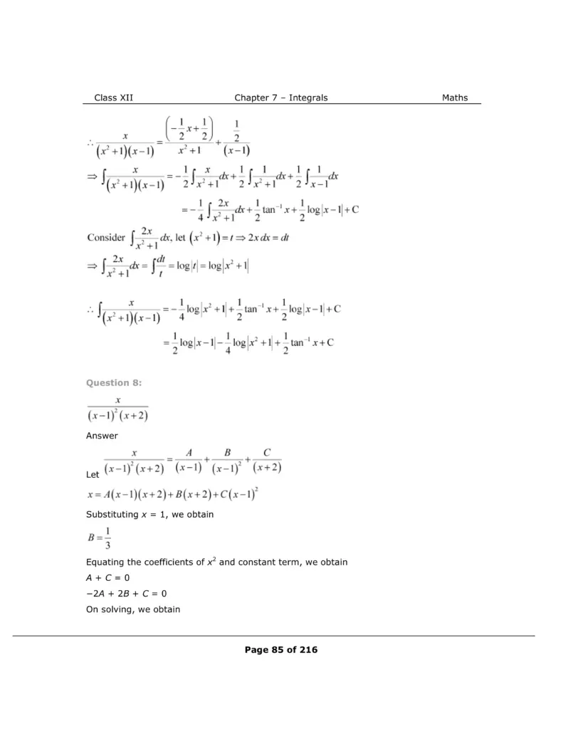 NCERT Class 12 Maths Chapter 7 Exercise 7.5 Solutions Image 6