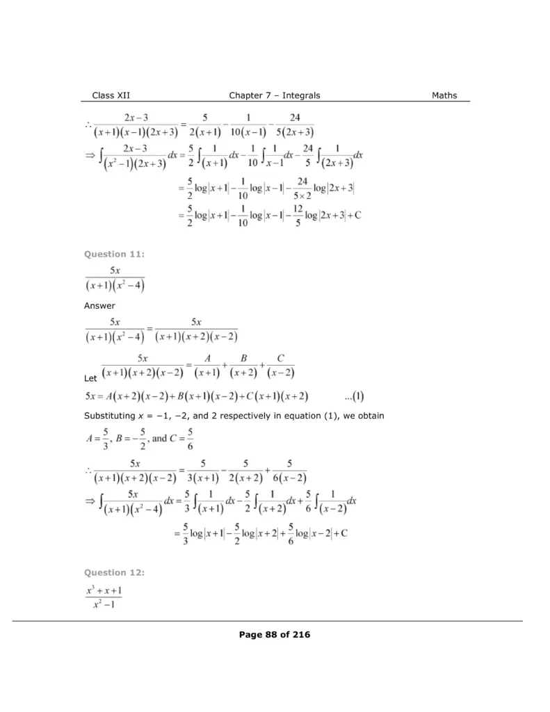 NCERT Class 12 Maths Chapter 7 Exercise 7.5 Solutions Image 8