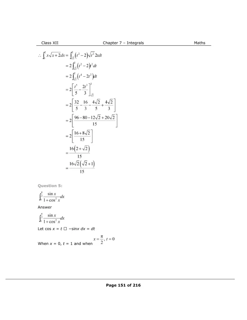 NCERT Class 12 Maths Chapter 7 Exercise 7.10 Solutions Image 4