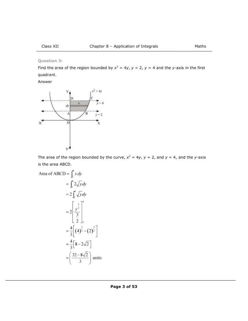 NCERT Class 12 Maths Chapter 8 Exercise 8.1 Solutions Image 3