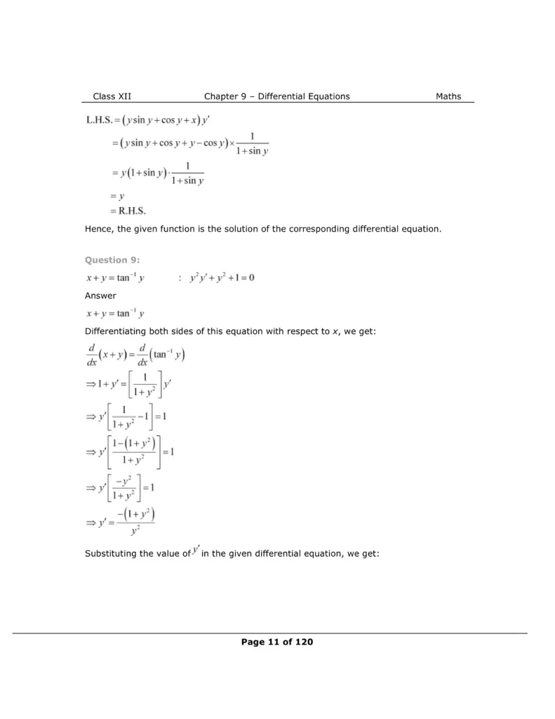 NCERT Class 12 Maths Chapter 9 Exercise 9.2 Solutions Image 6
