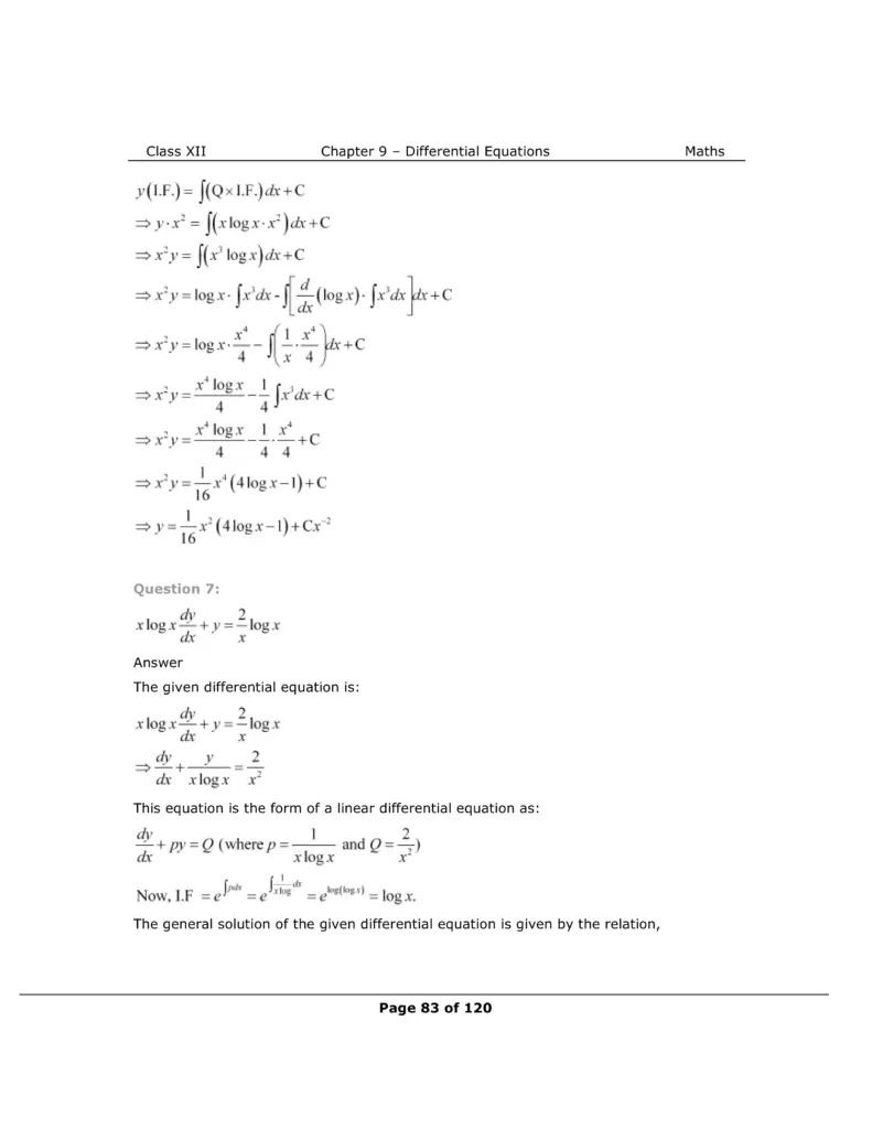NCERT Class 12 Maths Chapter 9 Exercise 9.6 Solutions Image 6