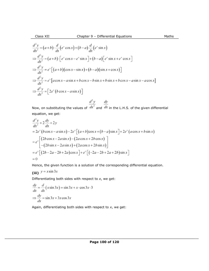 NCERT Solutions For Class 12 Maths Chapter 9 Miscellaneous Exercise Image 4