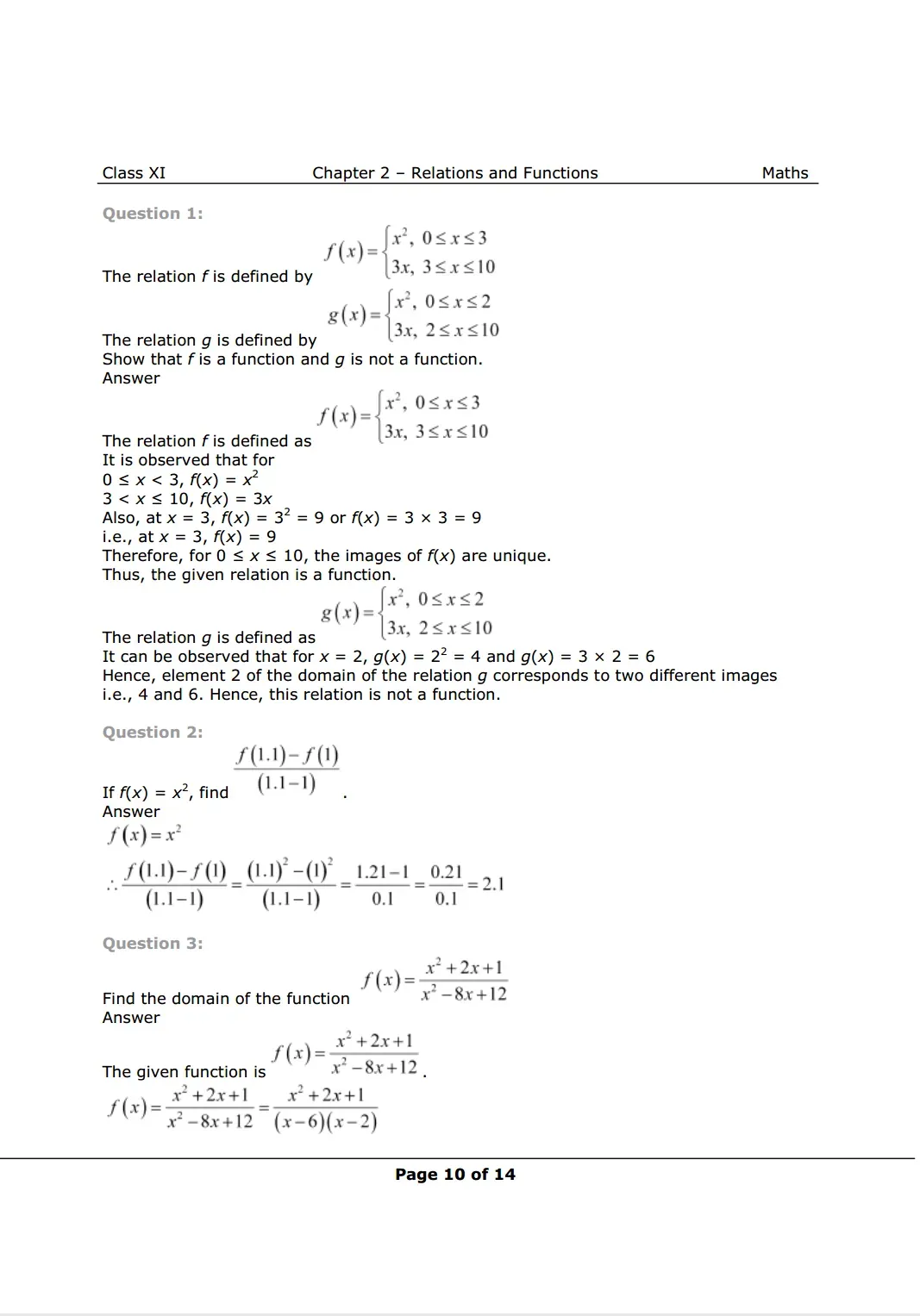 NCERT Solutions for Class 11 Maths Chapter 2 Miscellaneous Exercise Image 1