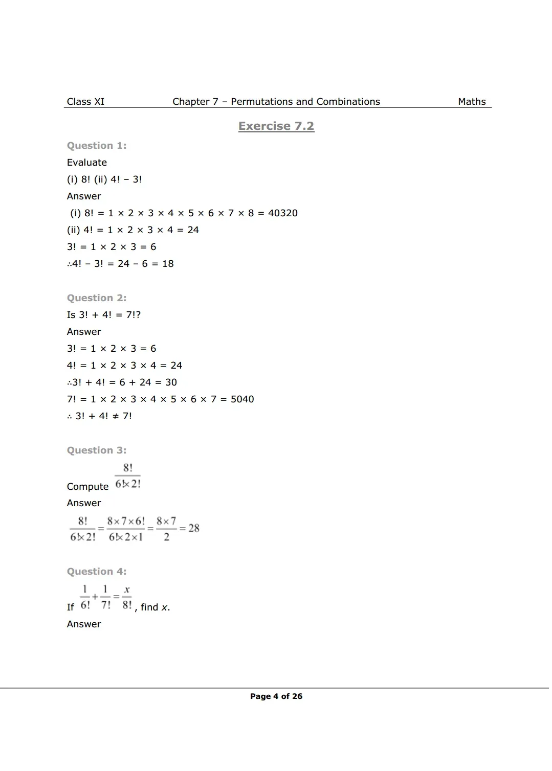 NCERT Class 11 Maths Chapter 7 Exercise 7.2 Solutions Image 1