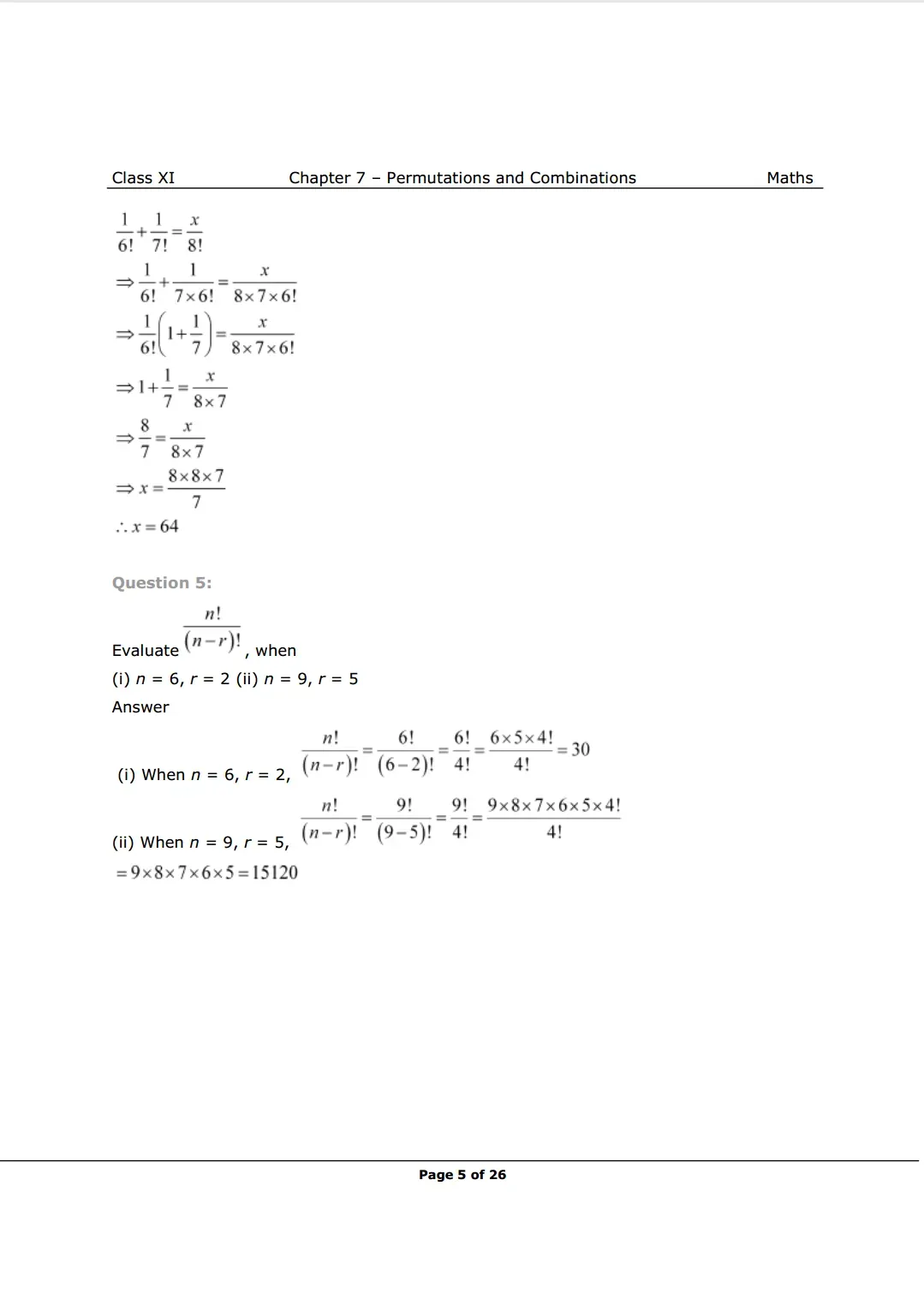 NCERT Class 11 Maths Chapter 7 Exercise 7.2 Solutions Image 2