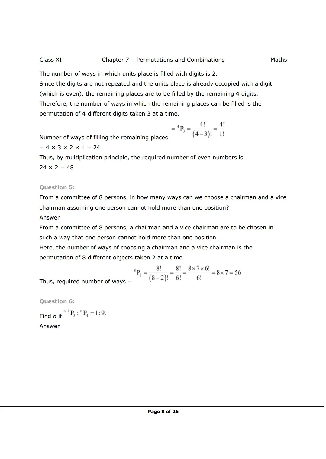 NCERT Class 11 Maths Chapter 7 Exercise 7.3 Solutions Image 3