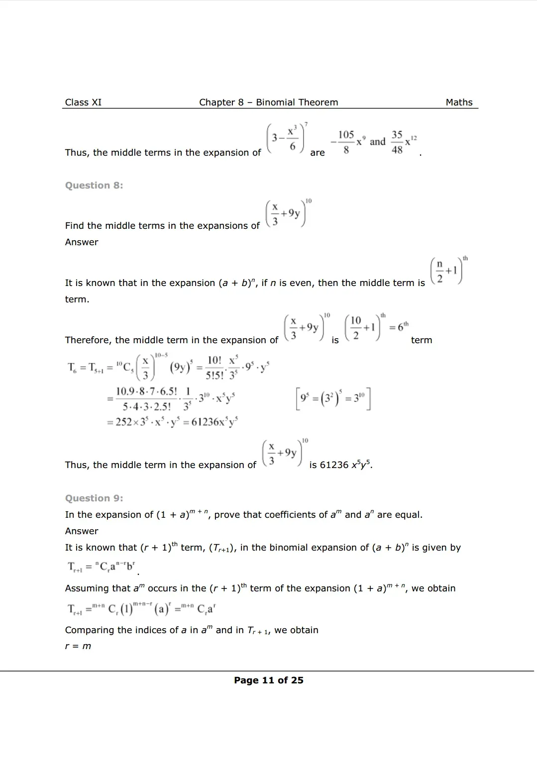 NCERT Class 11 Maths Chapter 8 Exercise 8.2 Solutions Image 3