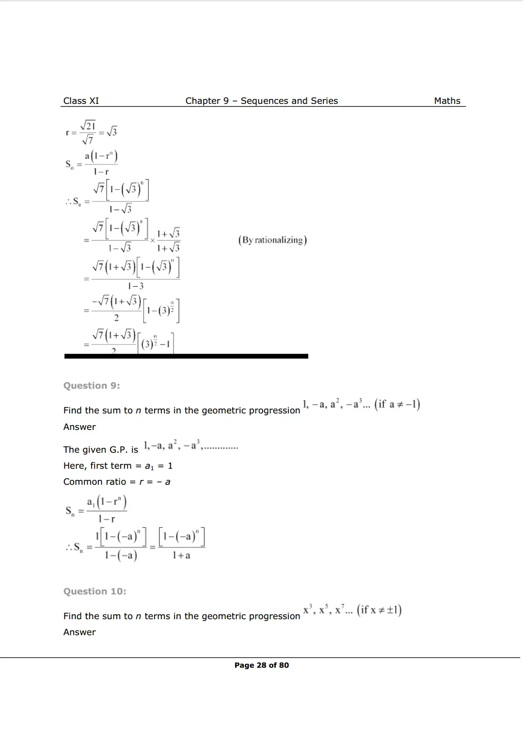 NCERT Class 11 Maths Chapter 9 Exercise 9.3 Solutions image 7