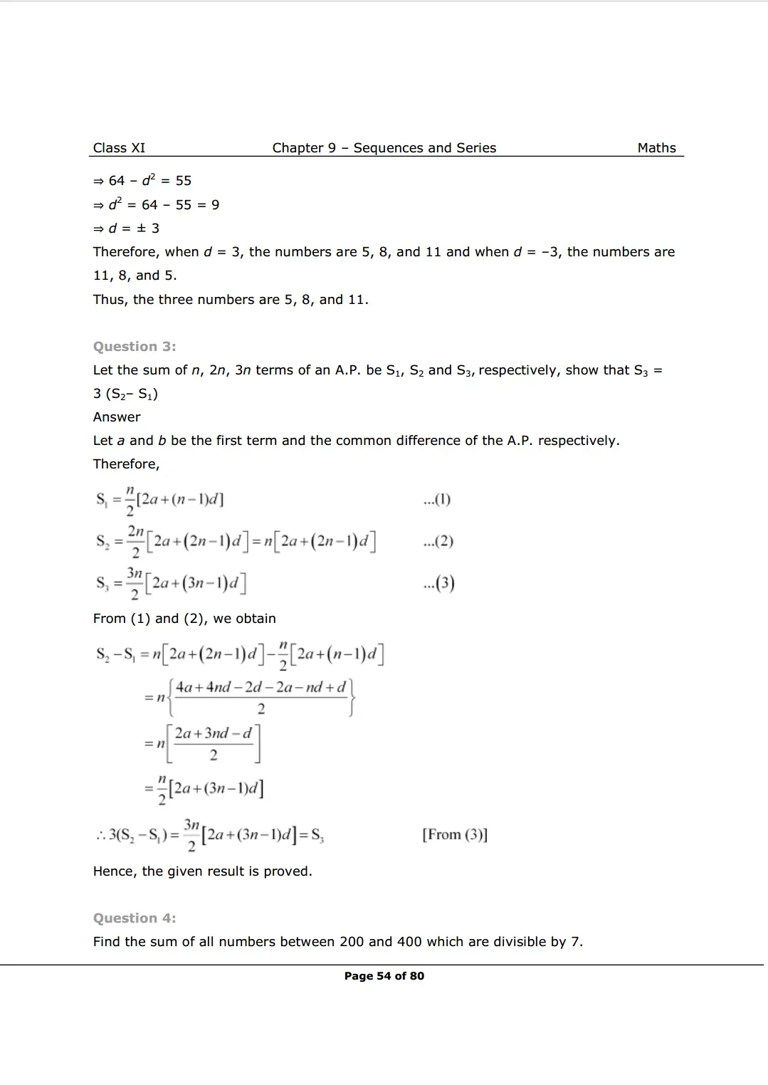 NCERT Solutions For Class 11 Maths Chapter 9 Miscellaneous Exercise image 2