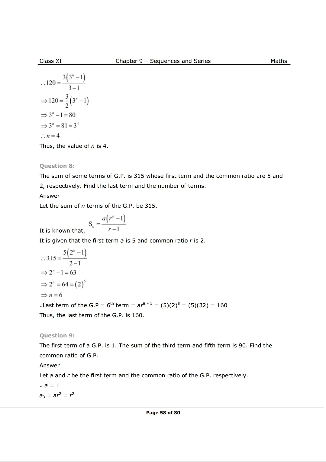 NCERT Solutions For Class 11 Maths Chapter 9 Miscellaneous Exercise image 6