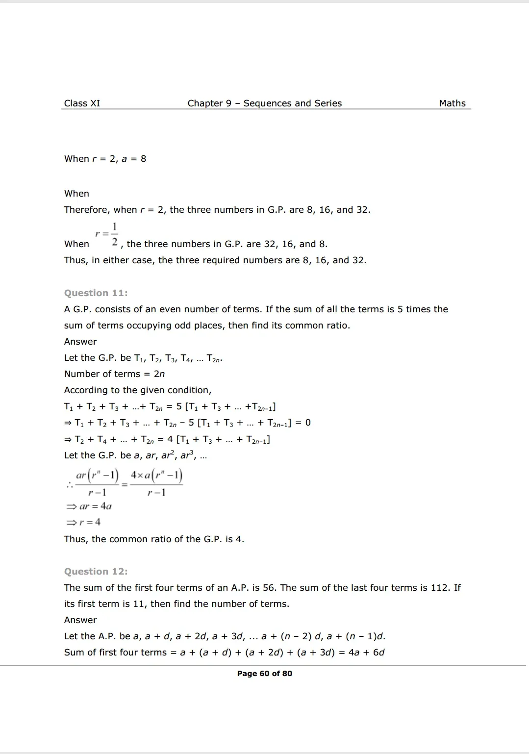 NCERT Solutions For Class 11 Maths Chapter 9 Miscellaneous Exercise image 8