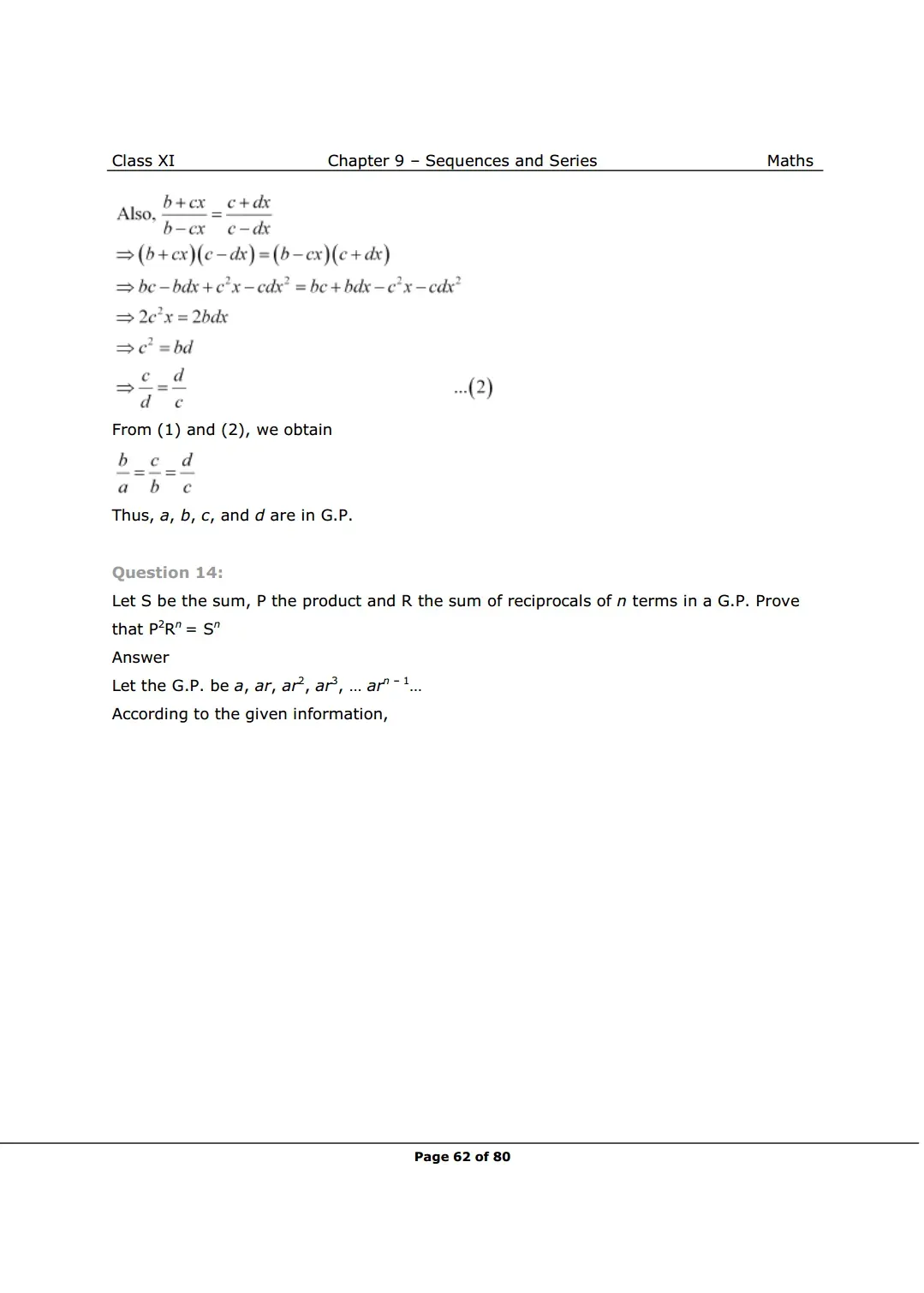 NCERT Solutions For Class 11 Maths Chapter 9 Miscellaneous Exercise image 10