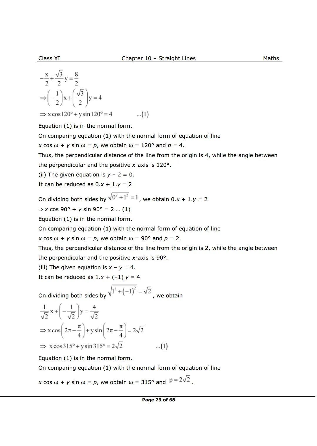 NCERT Class 11 Maths Chapter 10 Exercise 10.3 solutions Image 4