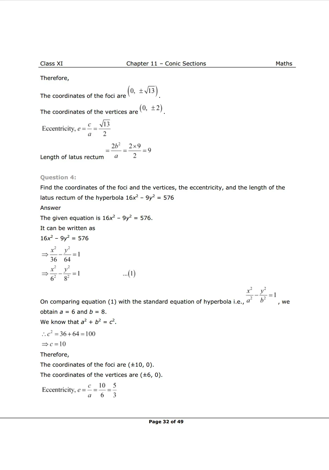 NCERT Class 11 Maths Chapter 11 Exercise 11.4 Solutions Image 3