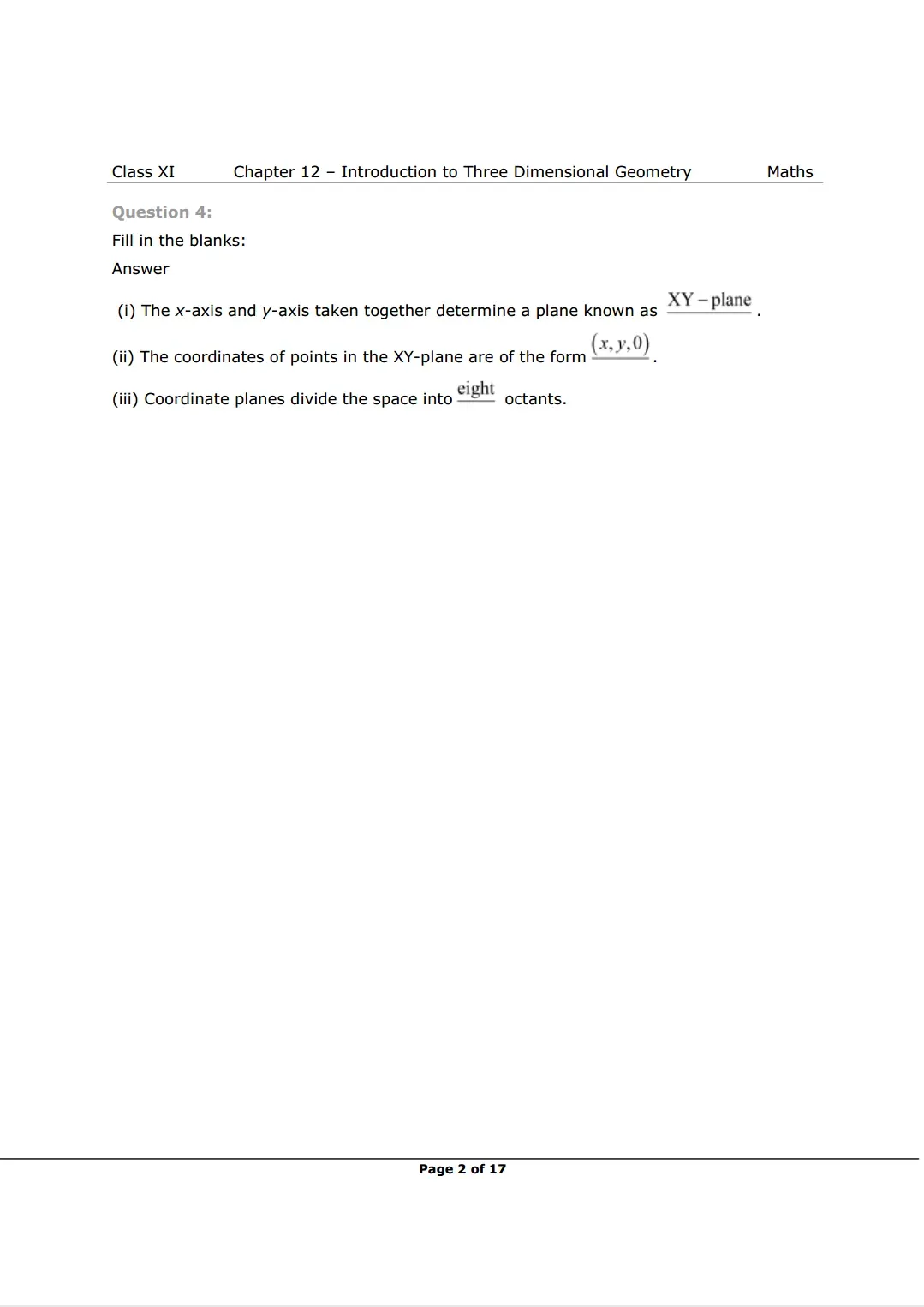 NCERT Class 11 Maths Chapter 12 Exercise 12.1 Solutions Image 2