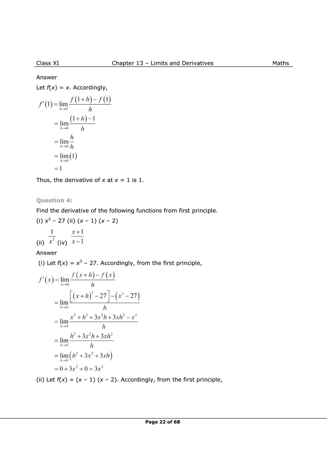 NCERT Class 11 Maths Chapter 13 Exercise 13.2 Solutions image 2