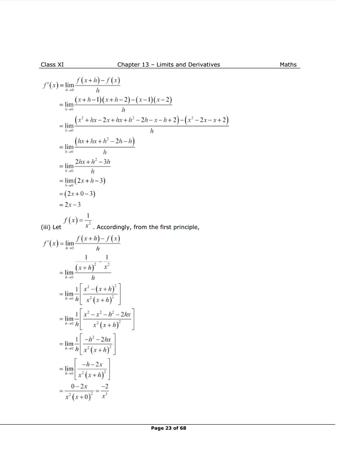 NCERT Class 11 Maths Chapter 13 Exercise 13.2 Solutions Image 3