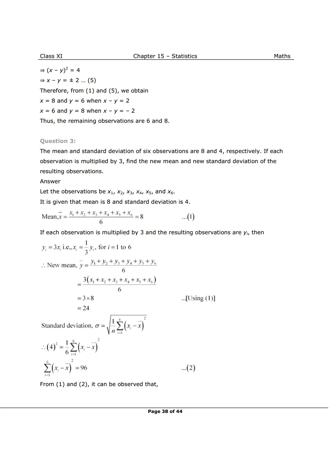 NCERT Solutions For Class 11 Maths Chapter 15 Miscellaneous Exercise Image 3