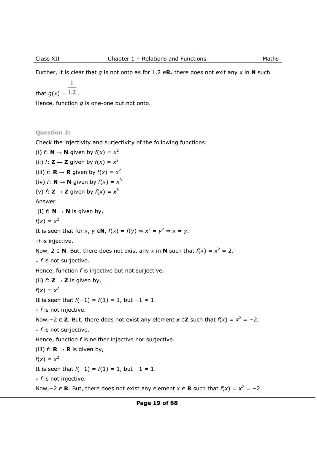 NCERT Class 12 Maths Chapter 1 Exercise 1.2 Solutions image 2