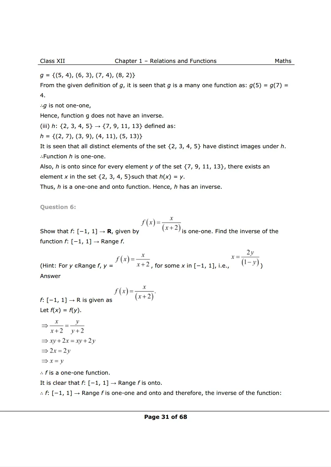 NCERT Class 12 Maths Chapter 1 Exercise 1.3 Solutions image 4