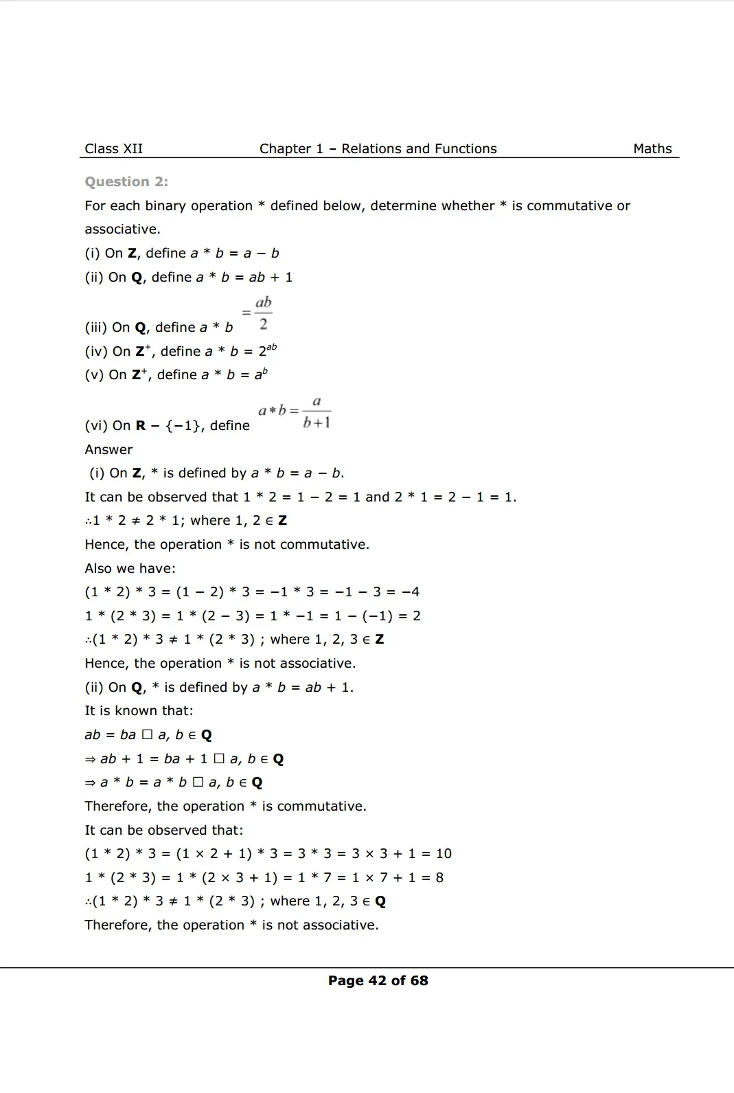 NCERT Class 12 Maths Chapter 1 Exercise 1.4 Solutions image 2