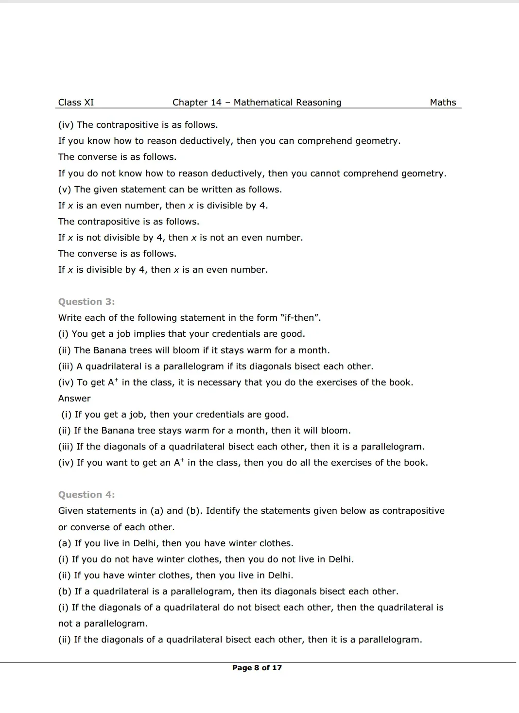 NCERT Class 11 Maths Chapter 14 Exercise 14.4 Solutions image 2