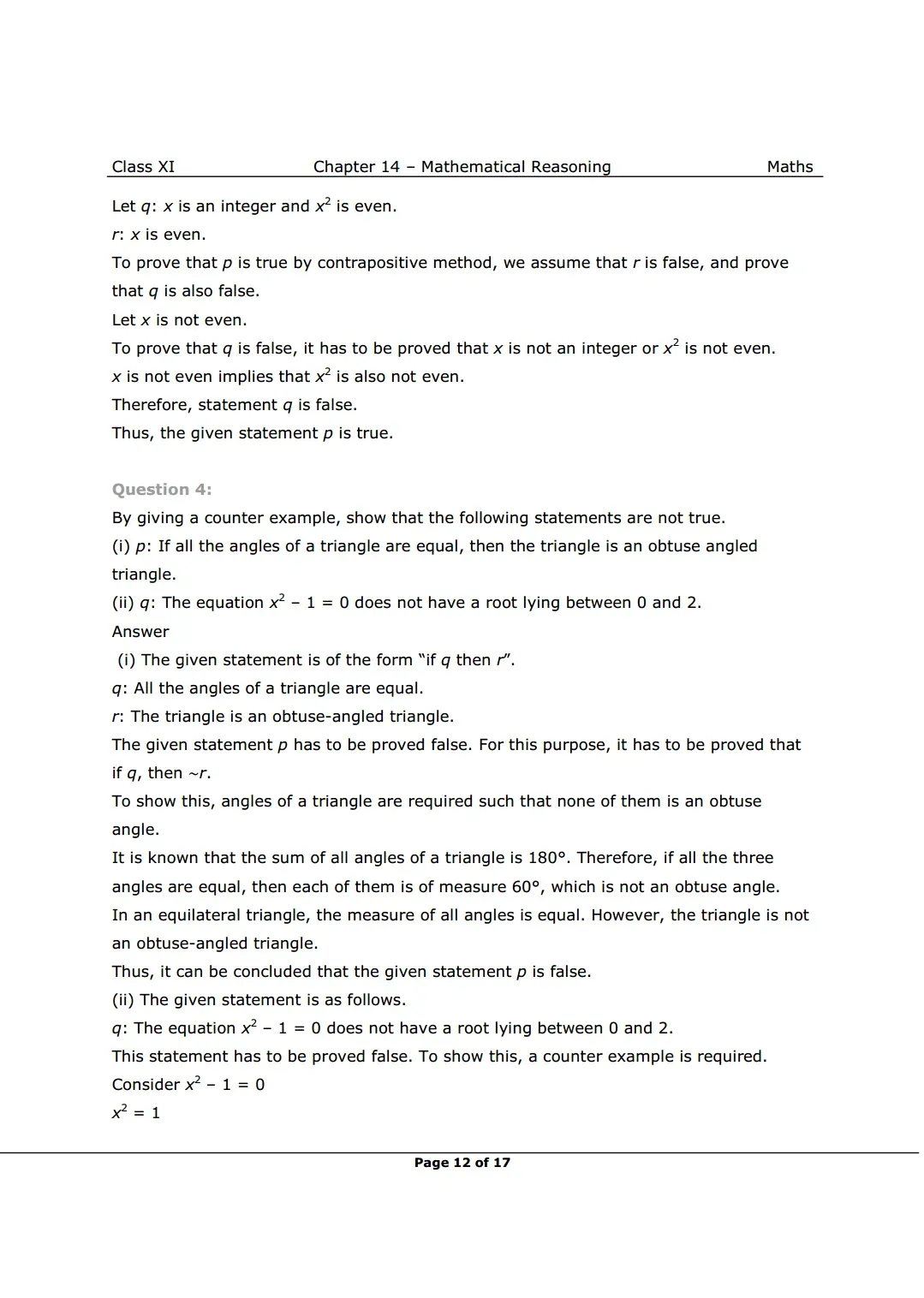 NCERT Class 11 Maths Chapter 14 Exercise 14.5 Solutions image 3