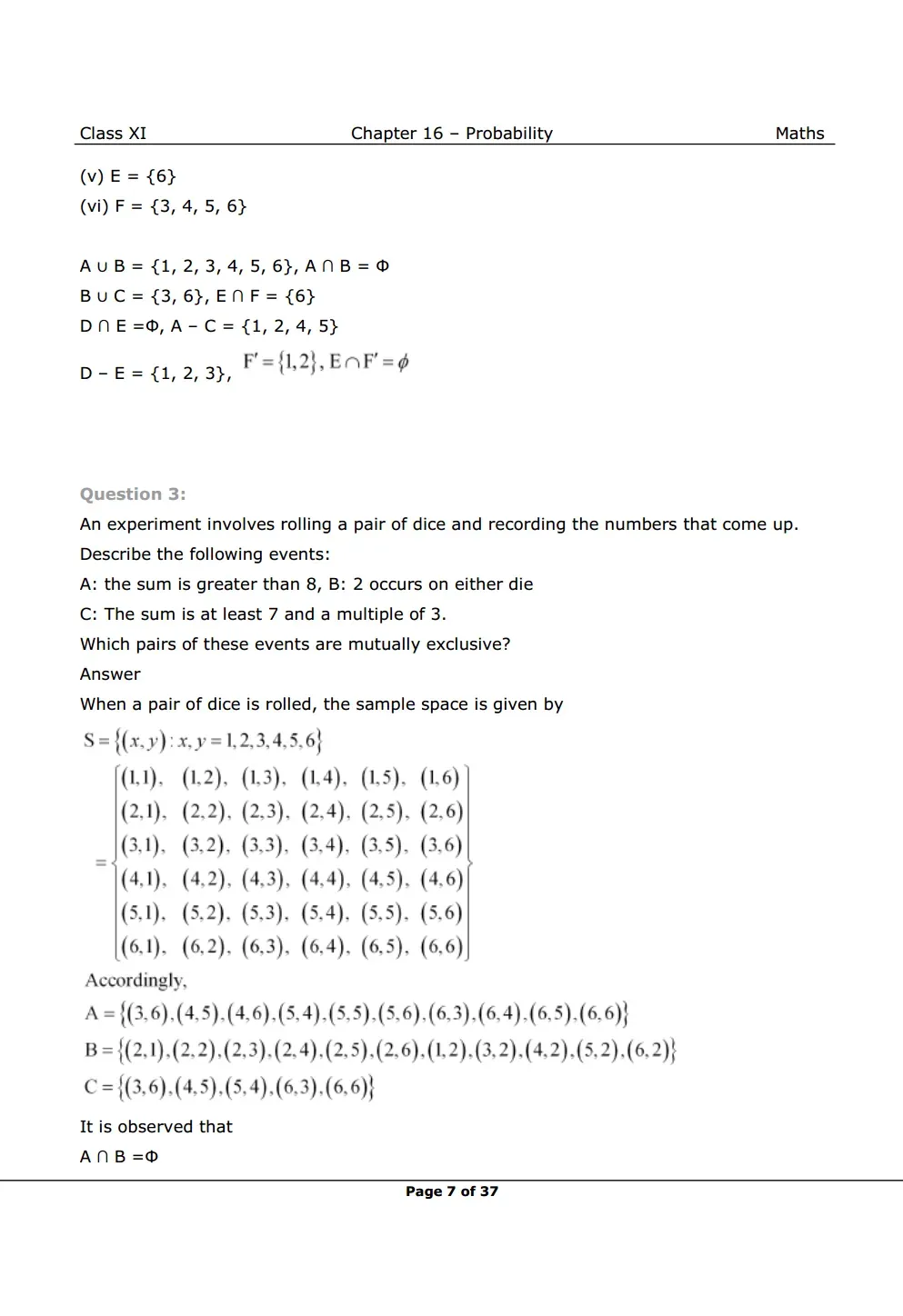 NCERT Class 11 Maths Chapter 16 Exercise 16.2 Solutions image 2