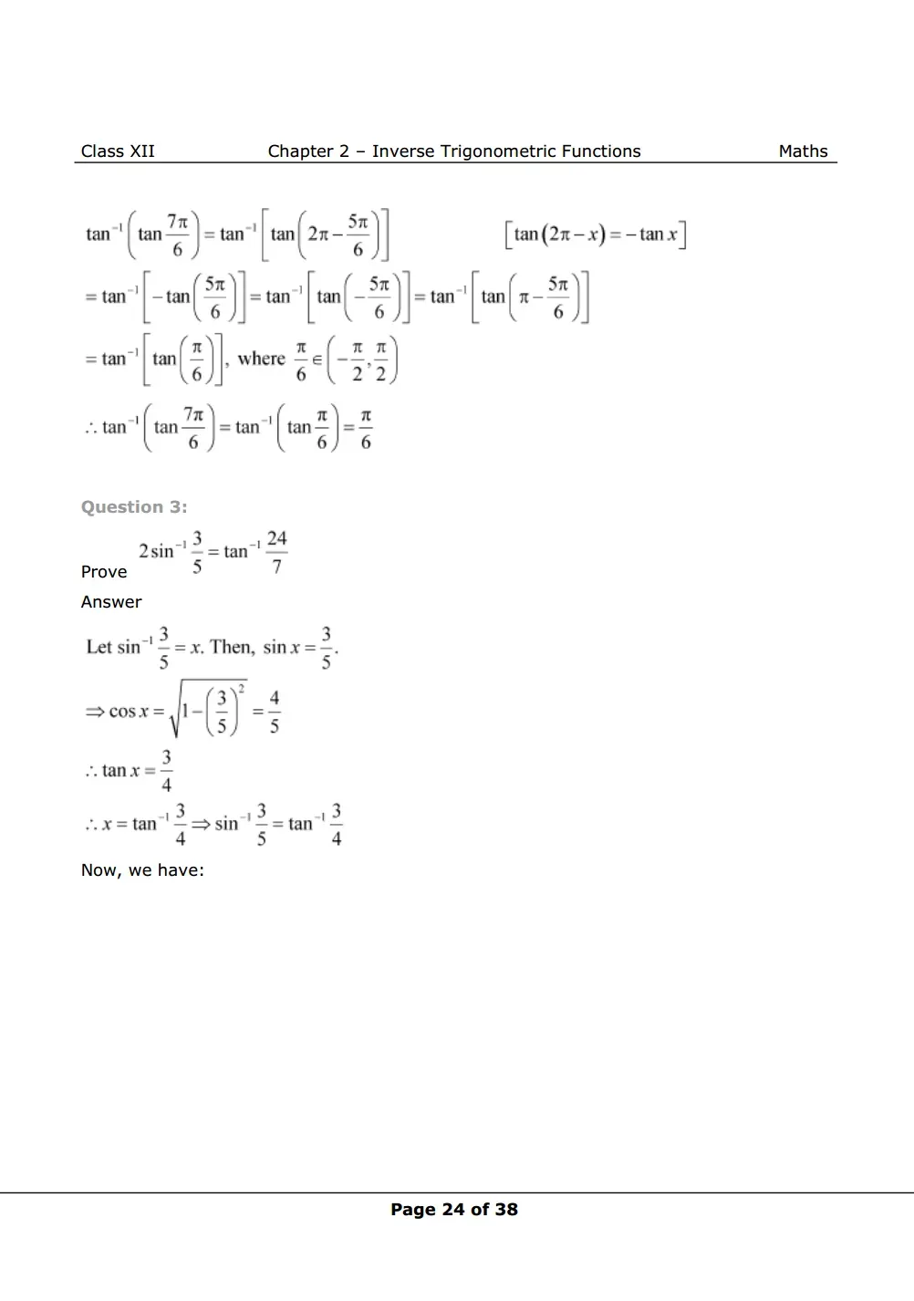 NCERT Solutions For Class 12 Maths Chapter 2 Miscellaneous Exercise image 2
