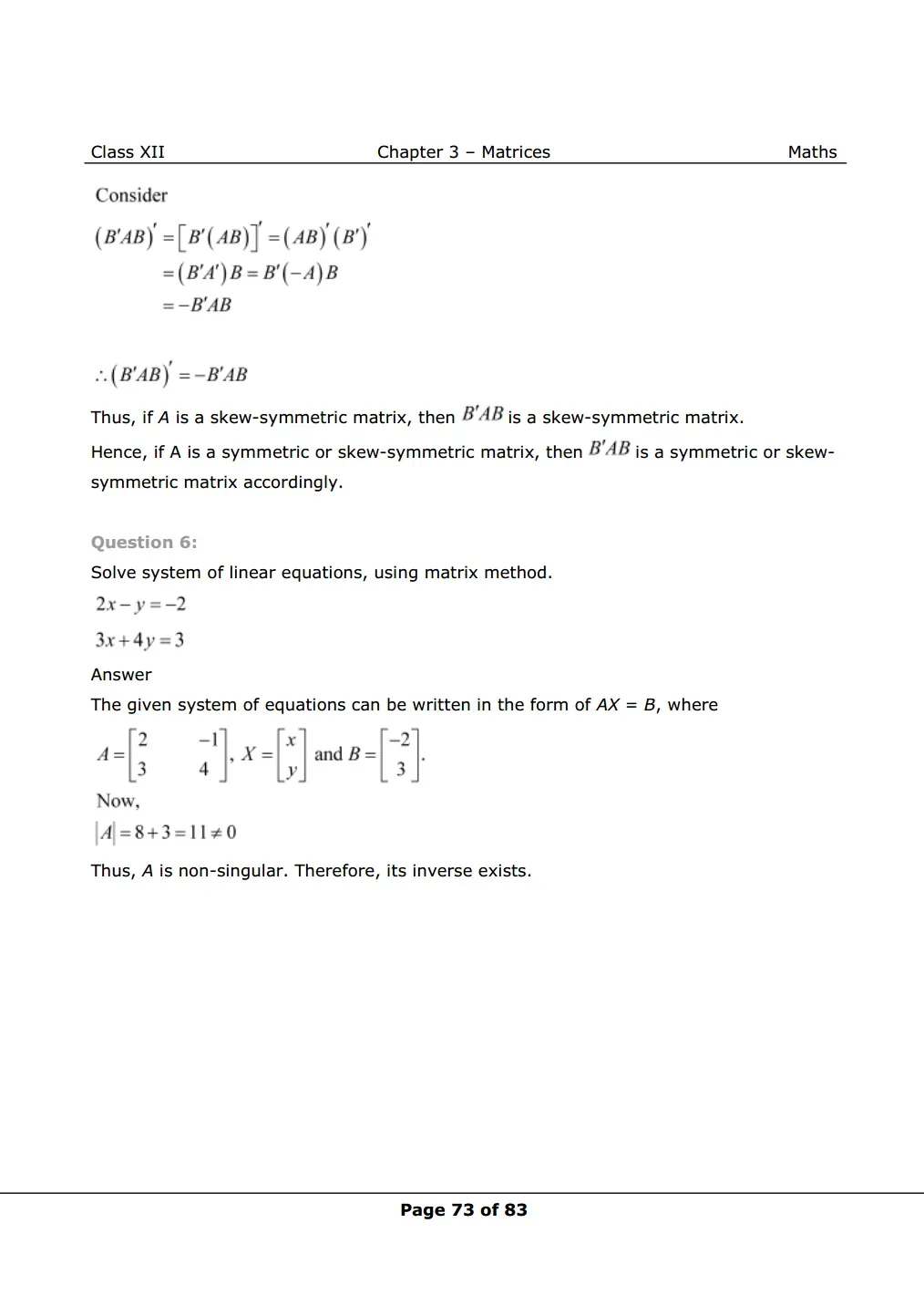 NCERT Solutions For Class 12 Maths Chapter 3 Miscellaneous Exercise Image 6