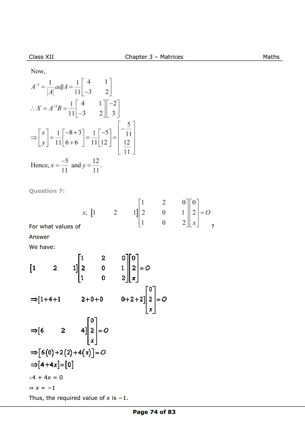 NCERT Solutions For Class 12 Maths Chapter 3 Miscellaneous Exercise Image 7