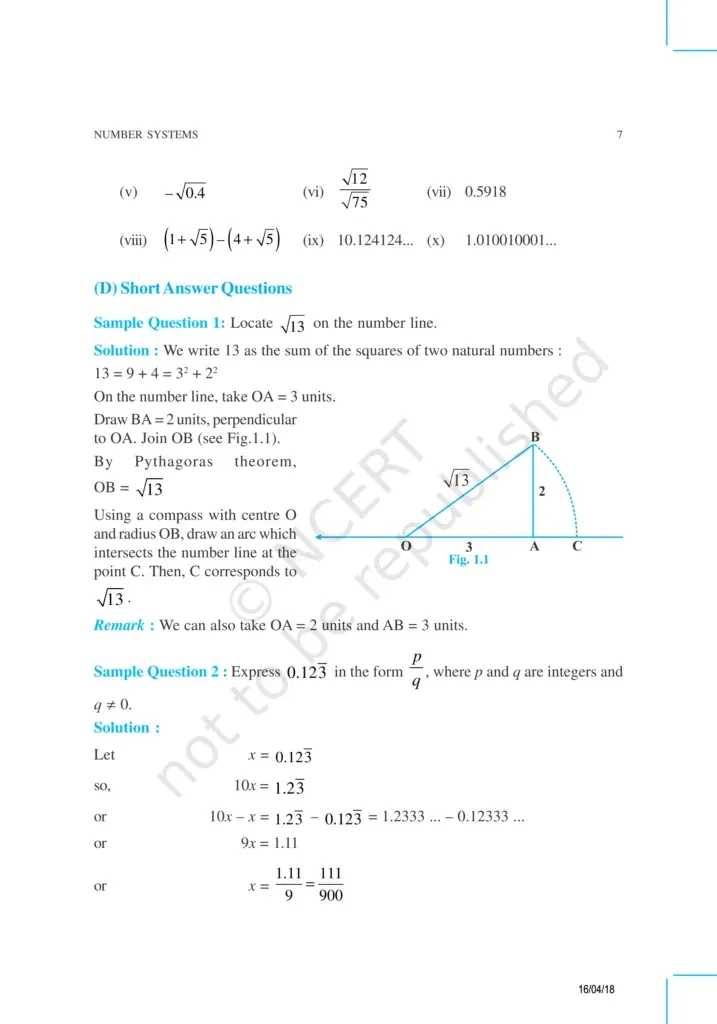 NCERT Exemplar Class 9 Maths Chapter 1 Image 7