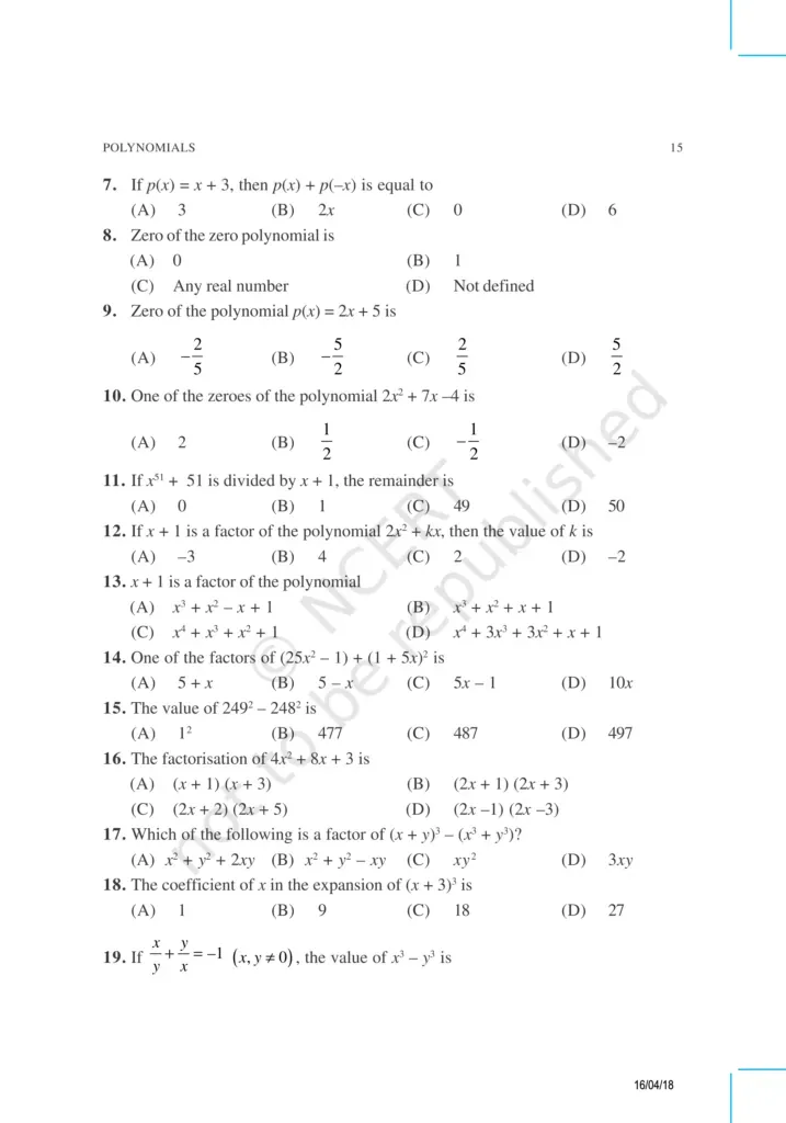 NCERT Exemplar Class 9 Maths Chapter 2 Image 3