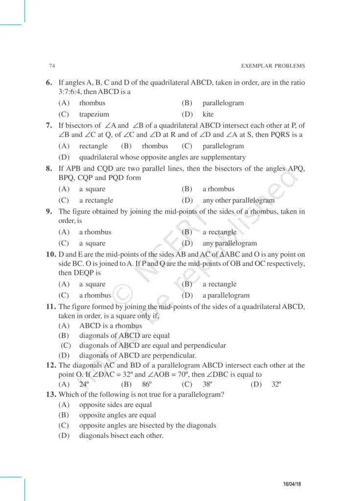NCERT Exemplar Class 9 Maths Chapter 8 Image 3