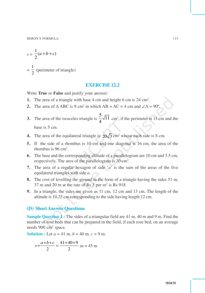NCERT Exemplar Class 9 Maths Chapter 12 Image 4