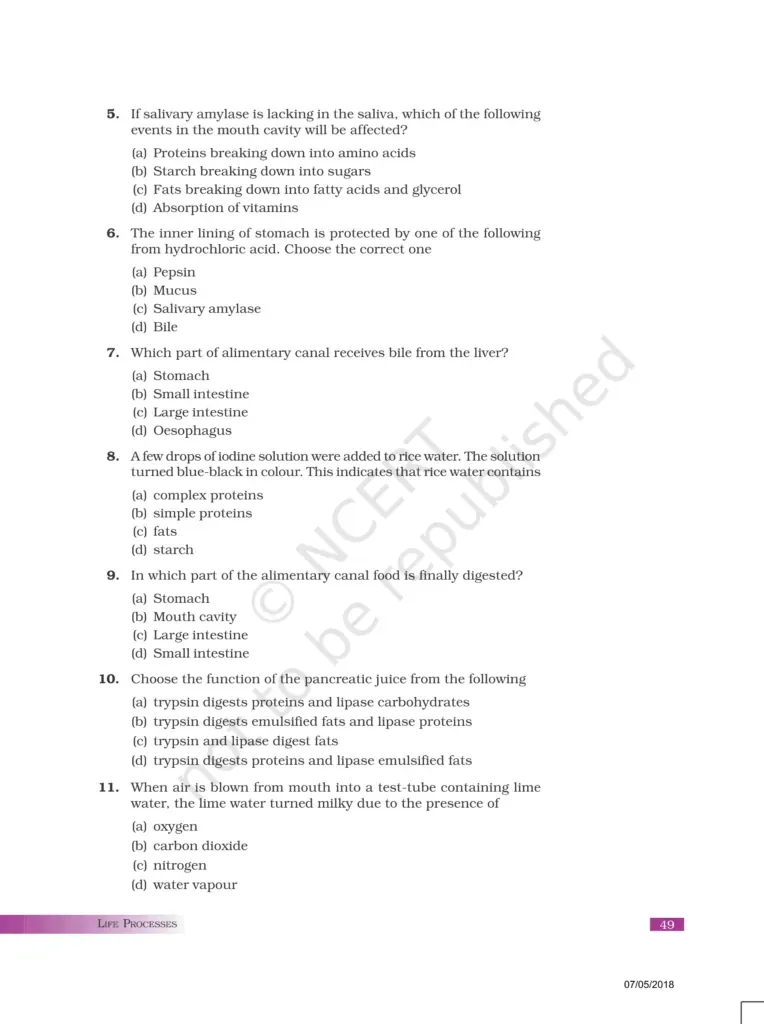 NCERT Exemplar Class 10 Science Chapter 6 Image 2