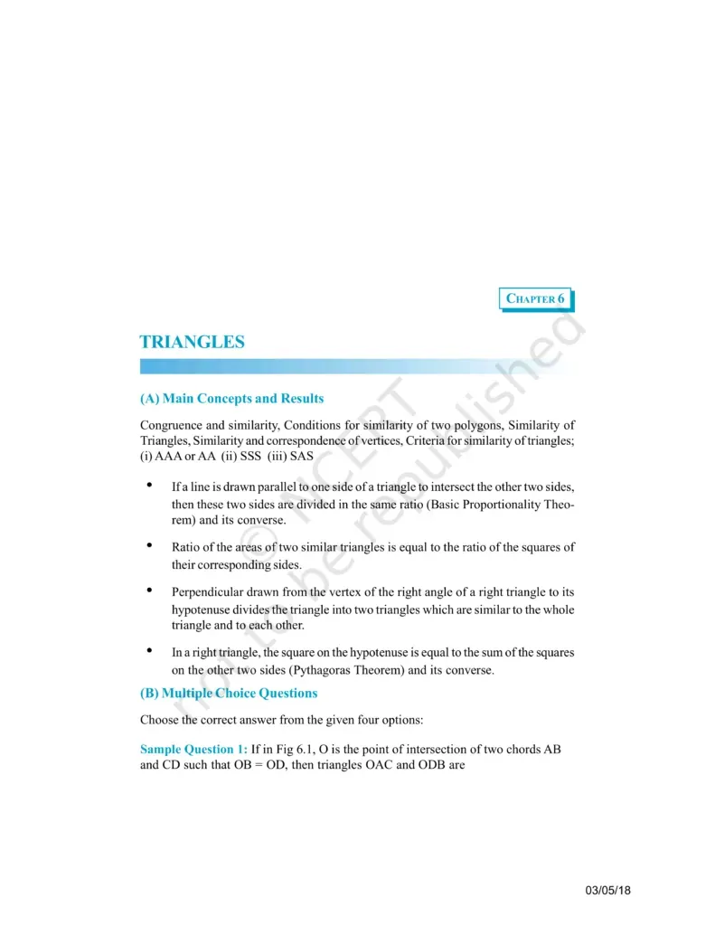 NCERT Exemplar Class 10 Maths Chapter 6 Image 1