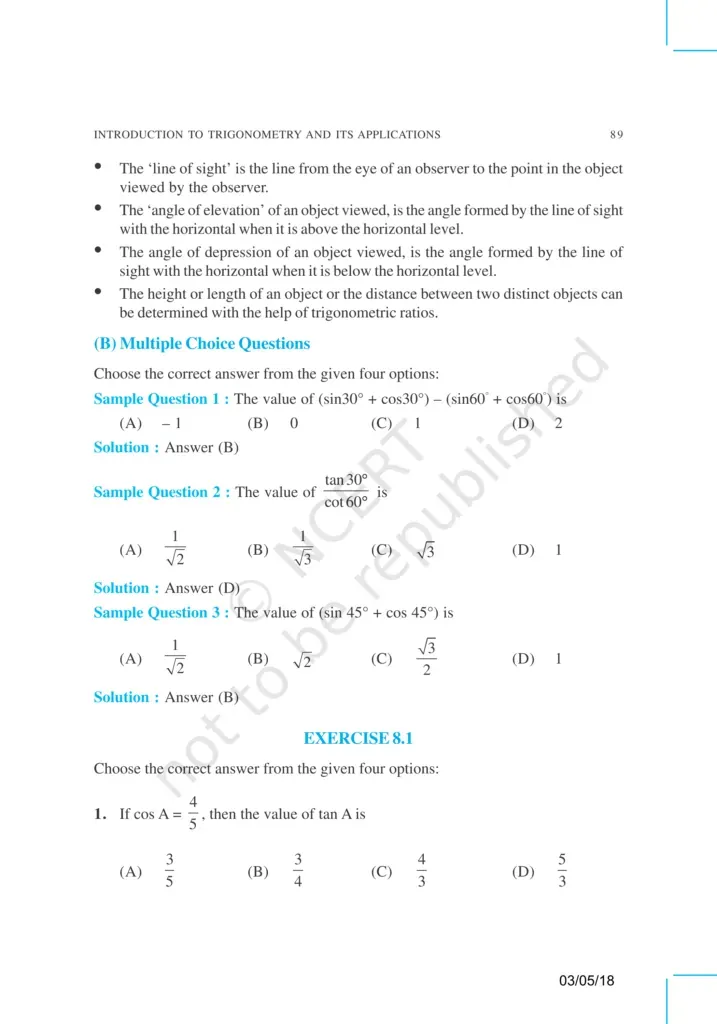 NCERT Exemplar Class 10 Maths Chapter 8 Image 3