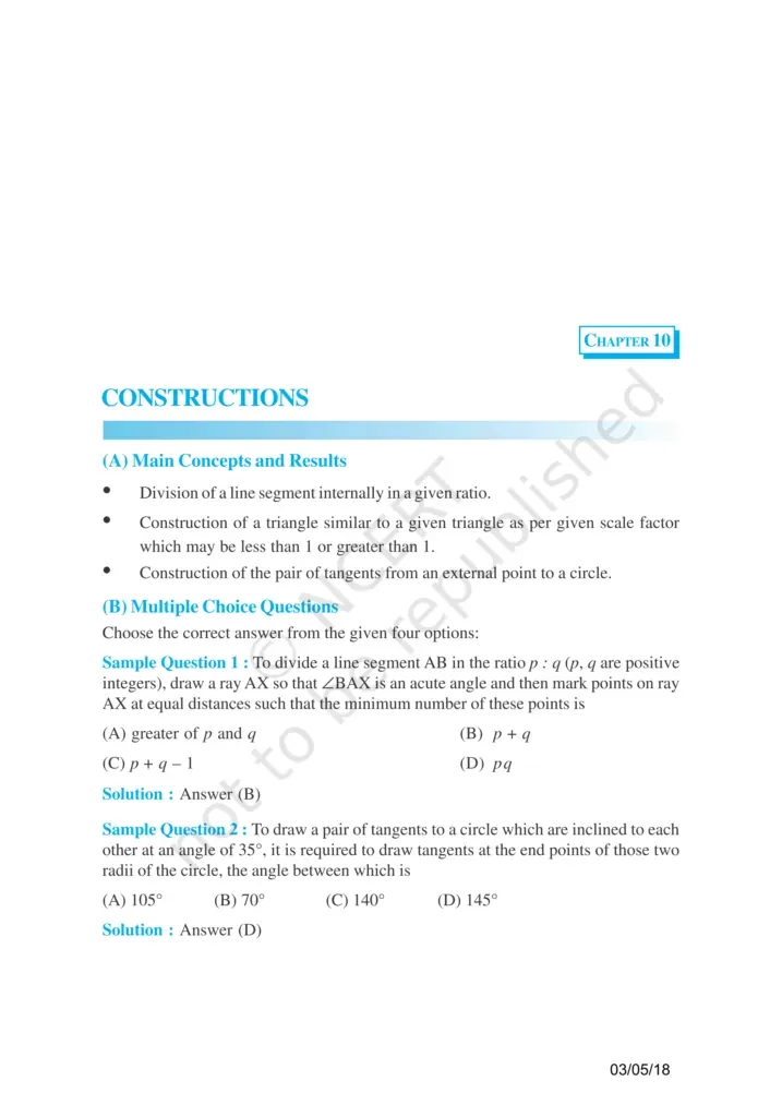 NCERT Exemplar Class 10 Maths Chapter 10 Image 1