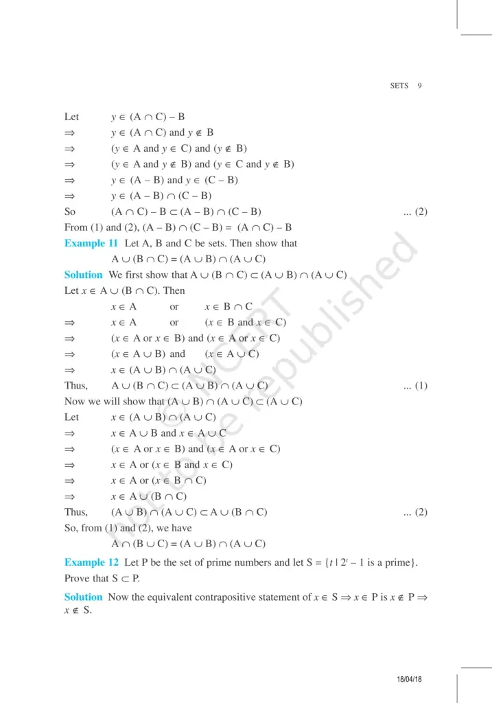 NCERT Exemplar Class 11 Maths Chapter 1 Image 9