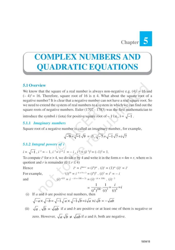 NCERT Exemplar Class 11 Maths Chapter 5 Image 1