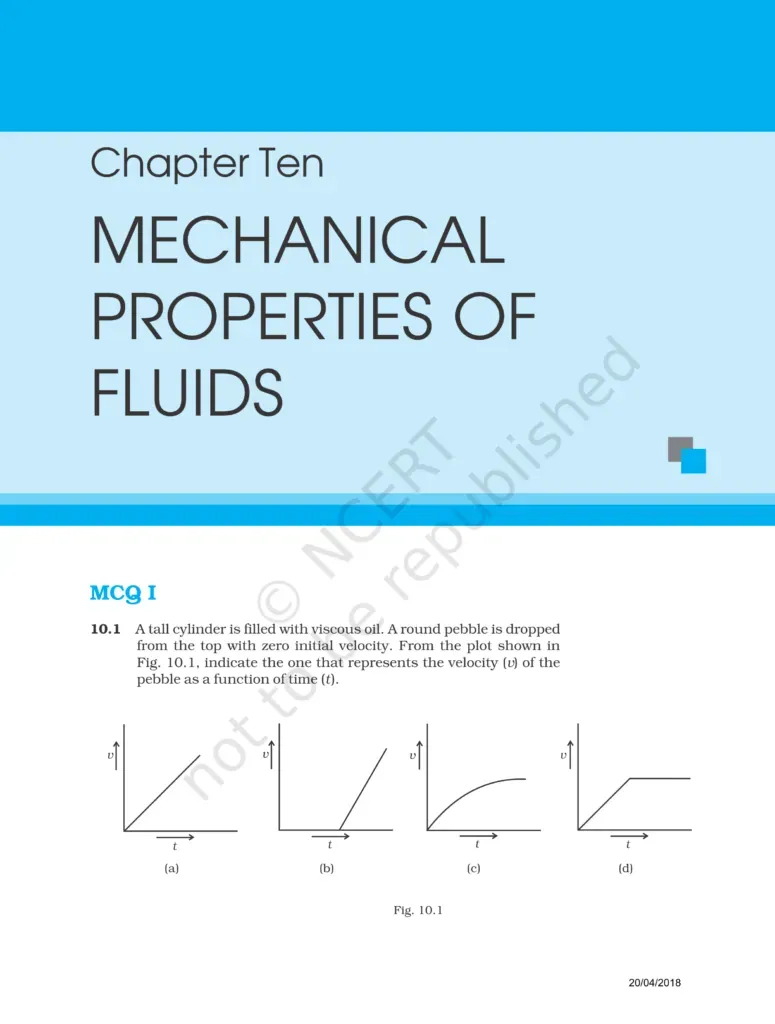 NCERT Exemplar Class 11 Physics Chapter 10 Image 1