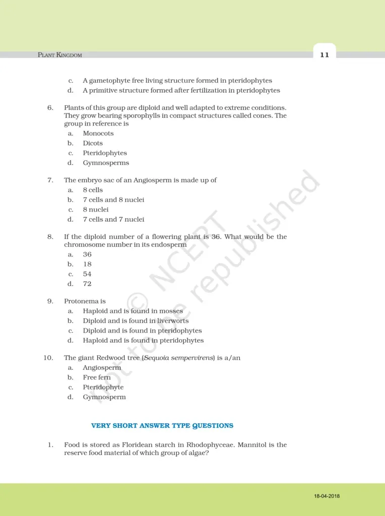 NCERT Exemplar Class 11 Biology Chapter 3 Image 2
