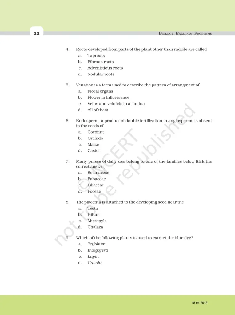 NCERT Exemplar Class 11 Biology Chapter 5 Image 2