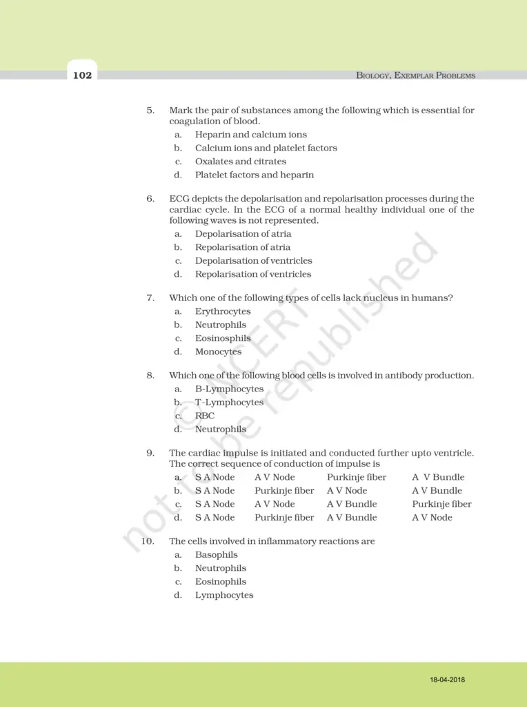 NCERT Exemplar Class 11 Biology Chapter 18 Image 2