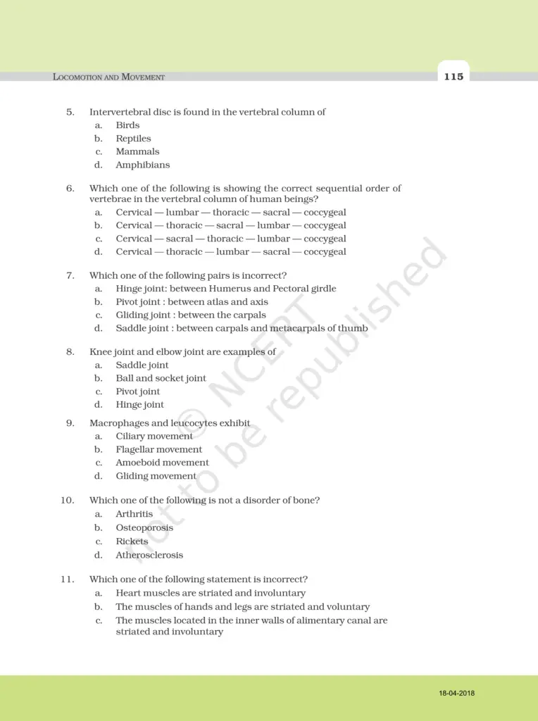 NCERT Exemplar Class 11 Biology Chapter 20 Image 2